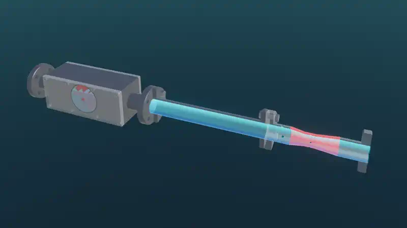 Measuring the flow velocity of liquids